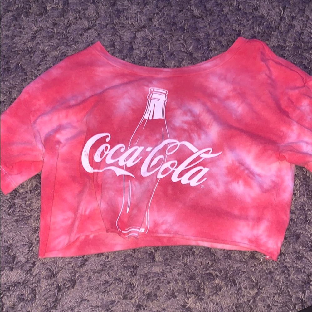 tie-dye coke shirt